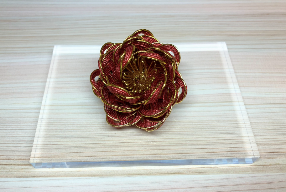 水引花のヘアクリップ